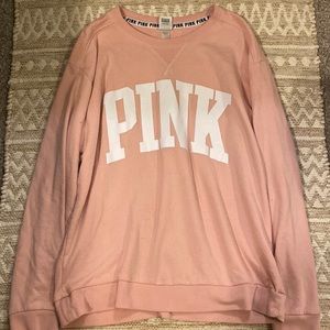 Pink logo sweatshirt